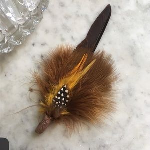 Feather bouquet for hats